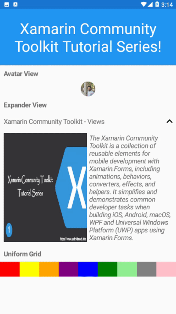 Xamarin Community Toolkit - Featured Views